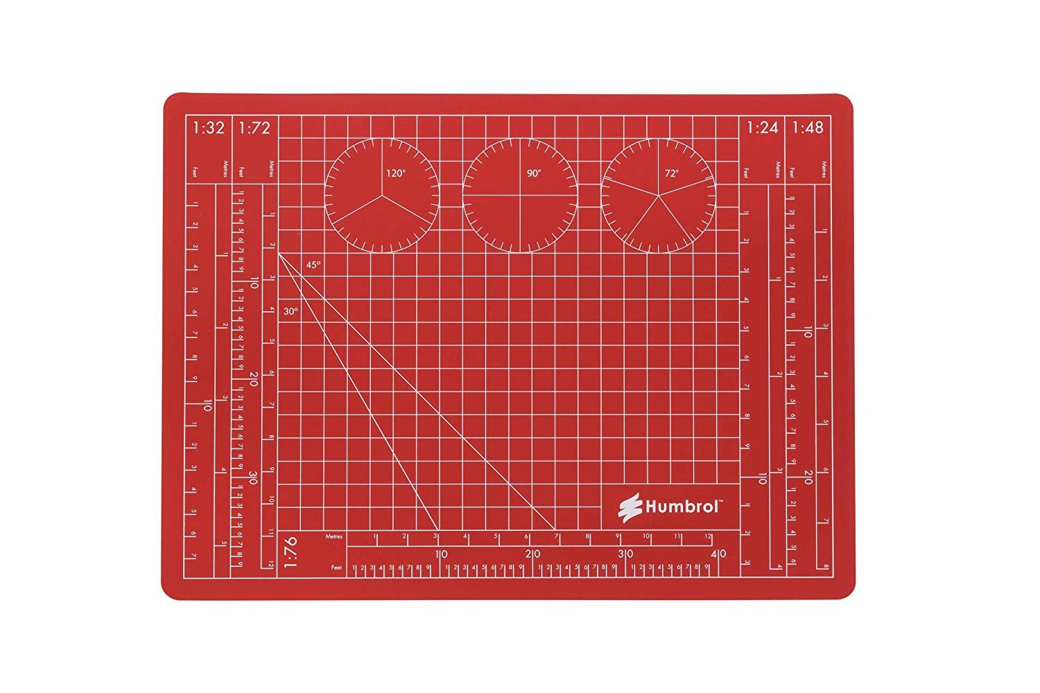 Humbrol AG9155 A4 Cutting Mat, Small Self Healing Hobby Mat for Crafting Modelling, Drawing, Sewing and Art