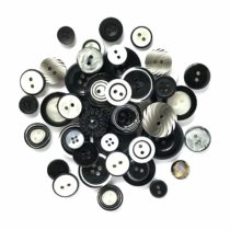 Buttons Galore Black & White, Multi-Colour, 0.6