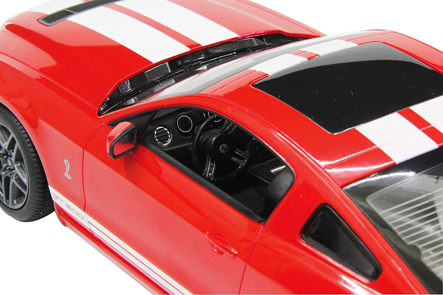 Jamara 404541 40 MHz 1:14 Scale Red Ford Shelby GT 500 Deluxe Car, Small - Image 3