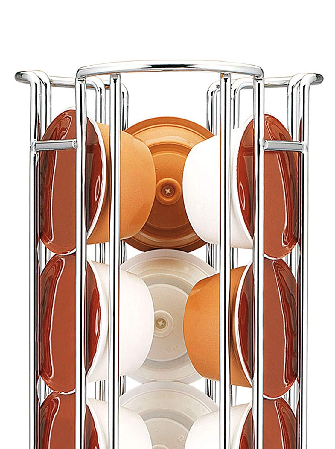 Fackelmann 20990 Metal Dispenser for Krups Dolce Gusto Capsules 18 Capsules 3 Columns, Grey, Porte capsules Dolce Gusto - Image 4