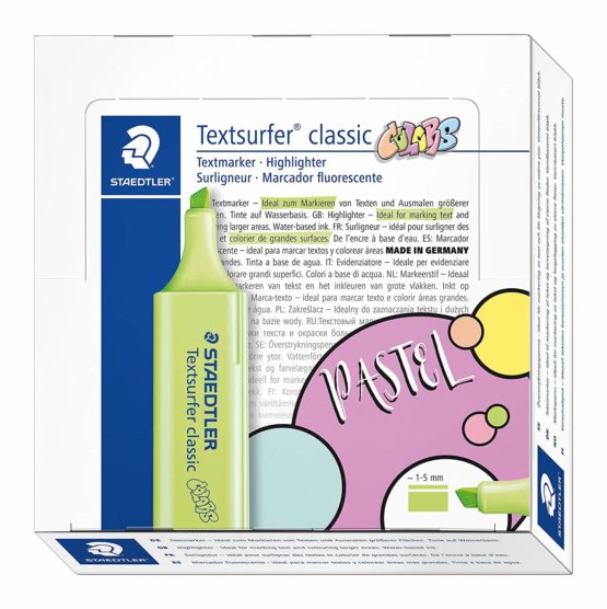 STAEDTLER Textsurfer Classic 364 Edition Colors Highlighter Chisel Tip 1 to 5 mm Lime Green - Image 3