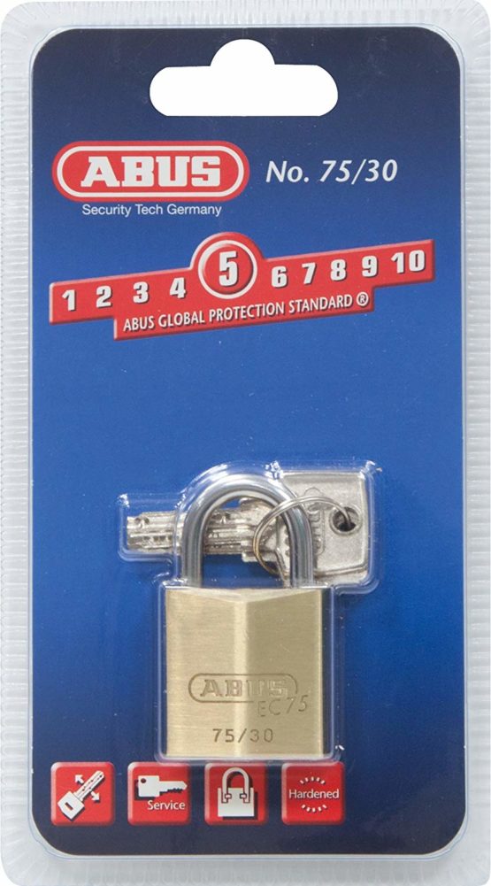 ABUS 266379 75/30 SB Brass Padlock - Image 3