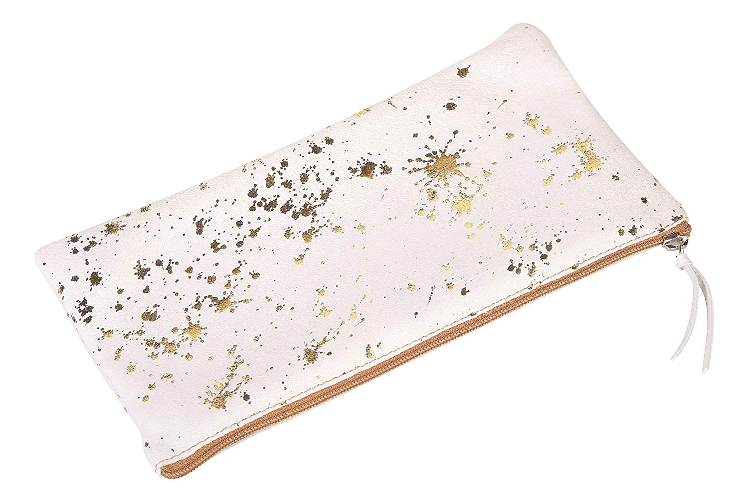 Clairefontaine Cosmicuir Pencil Cases, 22 cm, Gold (Oro), 22 centimeters