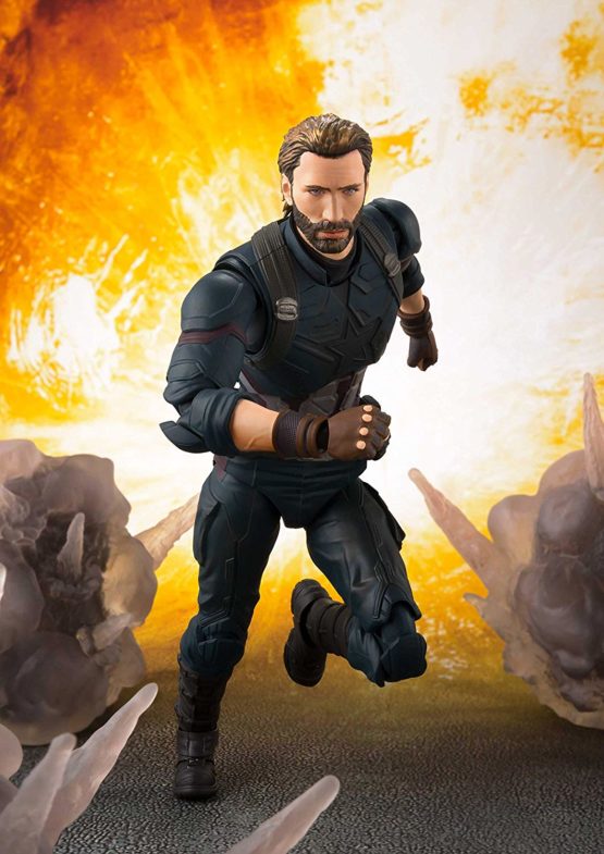 Bandai Tamashii Nations S.H. Figuarts Captain America Tamashii Effect Explosion Avengers Action Figure