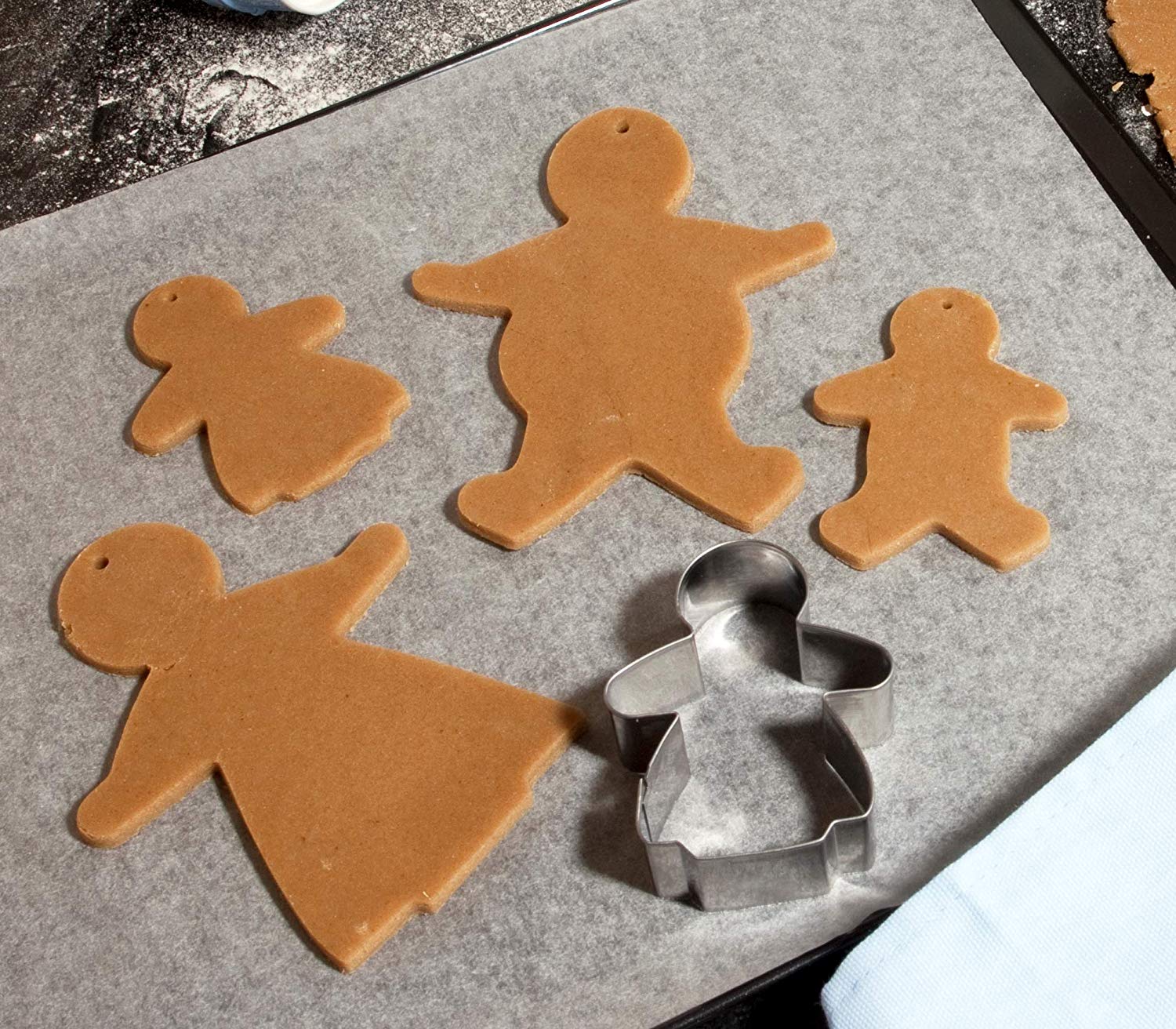 Tala Gingerbread Family Cutter Set, Pack of 4 Stainless Steel Cutters - Image 4