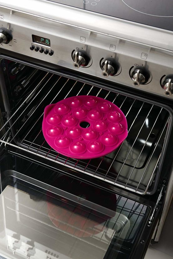 Lékué 500 ml 18 Cavity Cake Pops Tray, Pink - Image 3