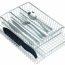 KitchenCraft Wire Cutlery Tray, Metal, 36 x 26 cm