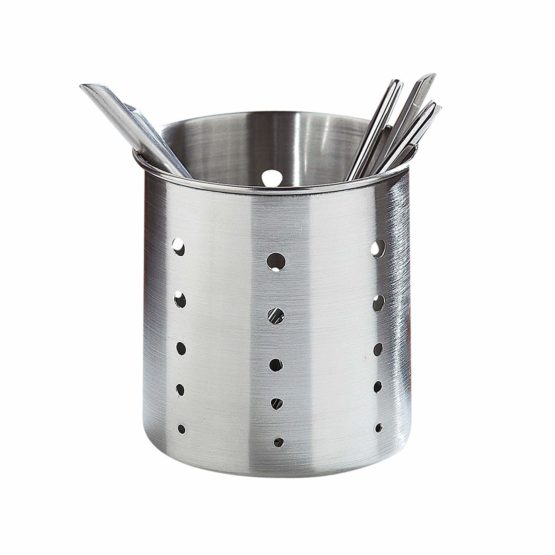 Premier Housewares Utensil Holder - Brushed Stainless Steel