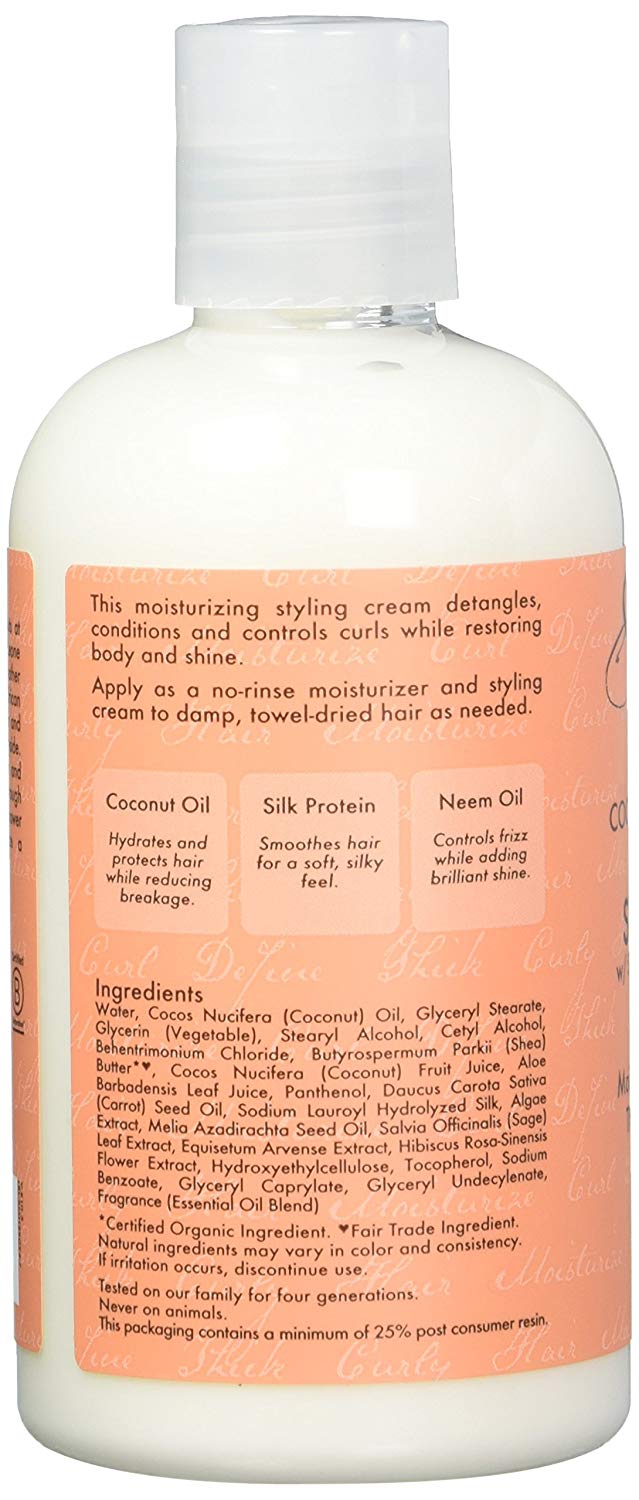 Shea Moisture Coconut and Hibiscus Conditioning Curl/Style Milk 237 ml, 237 ml (Pack of 1), No Color - Image 3
