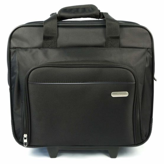 Targus Executive Premium Roller Bag Designed for Business Professional Travel and Commuter Briefcase fit up to 15.6-Inch, Black (TBR003EU)