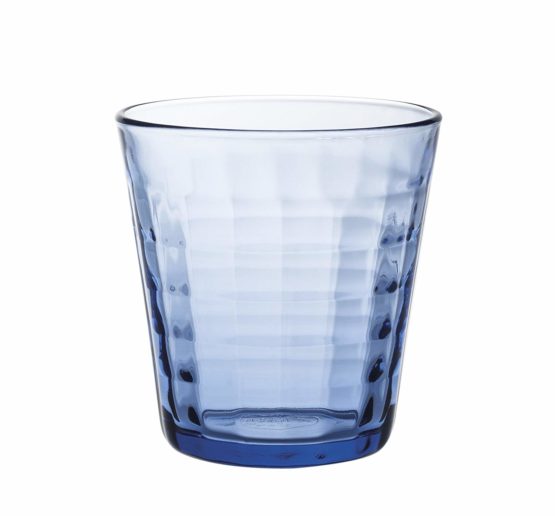 Duralex Prisme Marine Tumblers Blue 9oz / 270ml - Pack of 4 | 27.5 cl Glasses, Toughened Glasses, Tempered Glasses