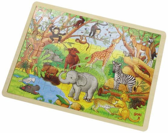 Goki Frame Jigsaw Puzzle Africa (48 Pieces) - Image 3