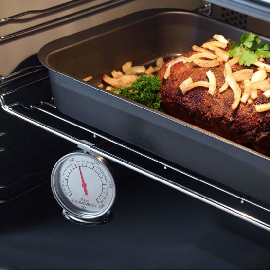 Westmark Oven Thermometer, Measuring Range: +50°C to +300°C/ +122°F to +572°F, Stainless Steel, Silver/Red, 12902260 - Image 4