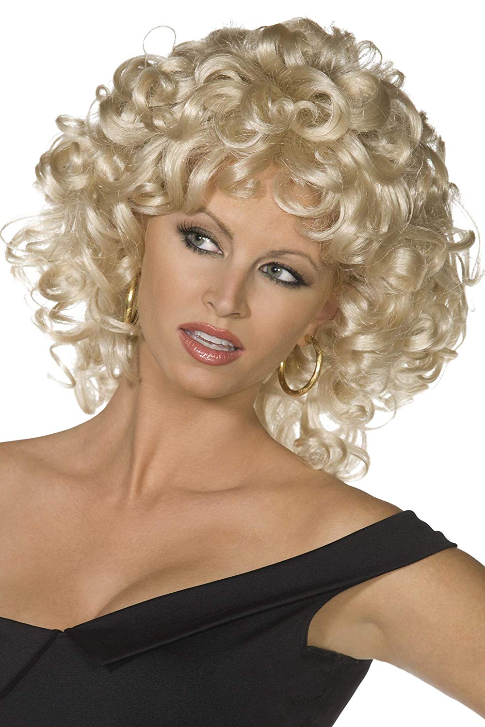 Smiffys Officially Licensed Grease Sandy Last Scene Wig, Blonde - Image 2