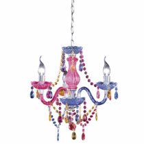 Reality Chandelier Luster, Chrome, E14 (Small Edison Screw)