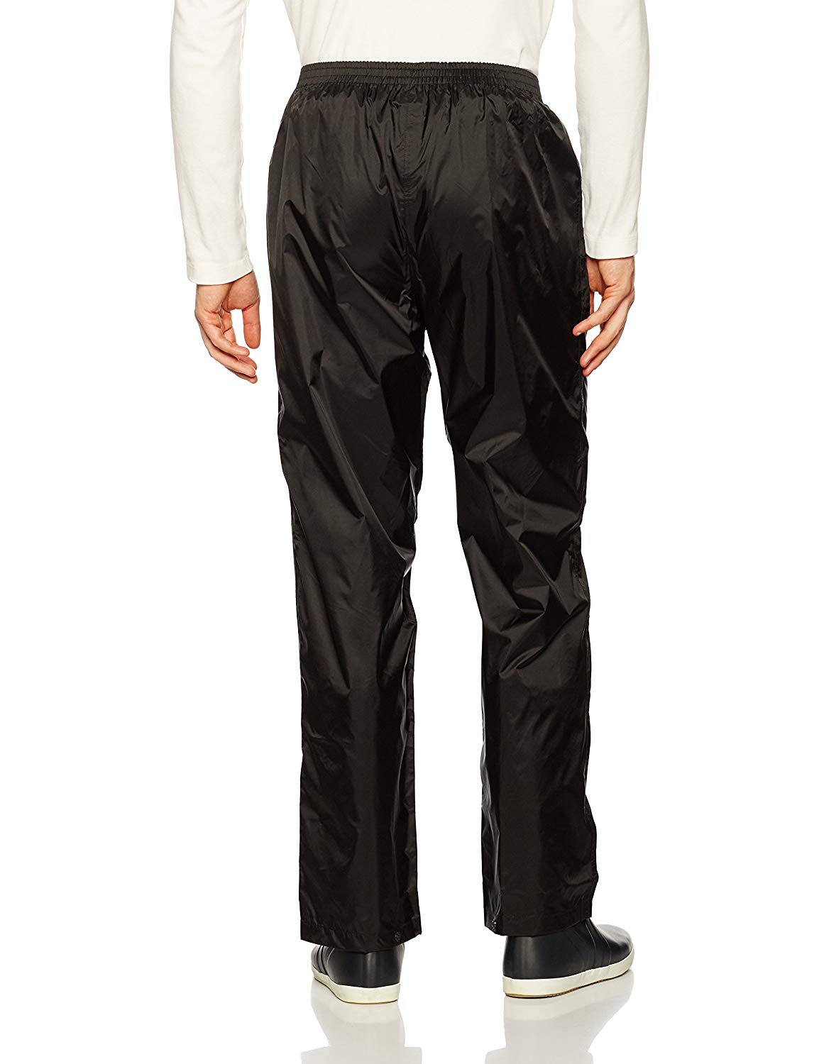 Regatta Men's Pack-it Waterproof Outdoor Overtrousers & Pack-Away Bag Hiking Lightweight Breathable Black - Image 2