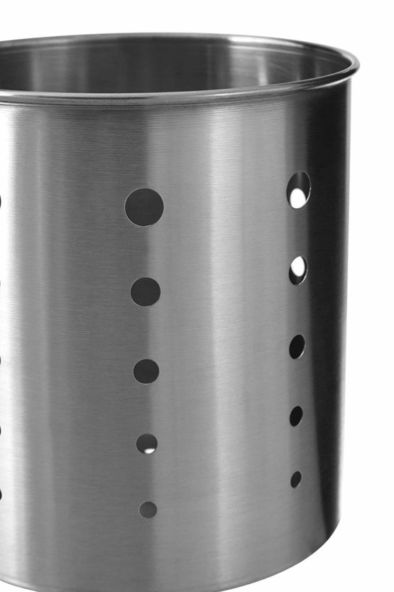 Premier Housewares Utensil Holder - Brushed Stainless Steel - Image 2