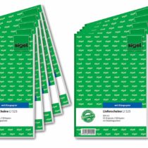 Sigel LI525 Lieferschein A5 2fach mit Empfangsschein 10 Items Pack of 10