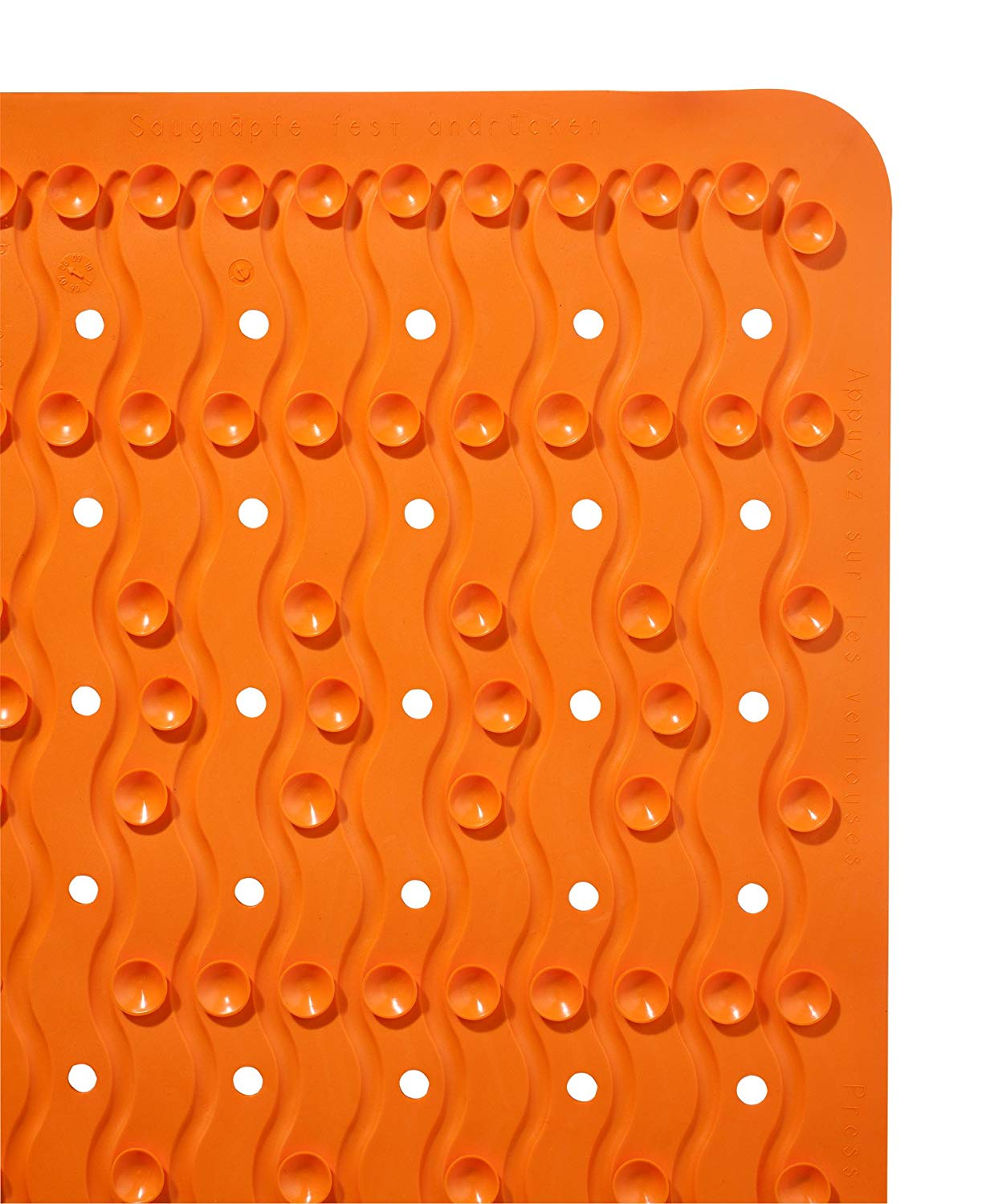 Ridder Beach 683140-350 Bathtub Mat 38 x 80 cm Neon Orange, Neon-orange, 80 x 38 cm (Rectangular) - Image 3