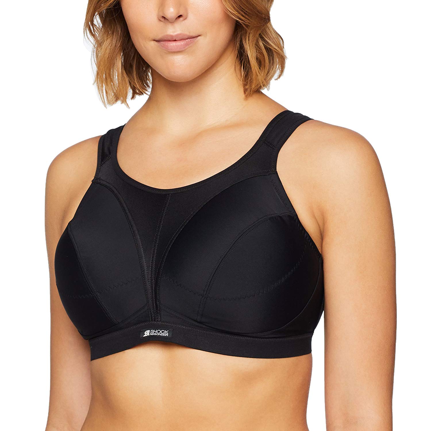Shock Absorber Womens D+ Mx Hg Sports Bra Training Top Black 34DD