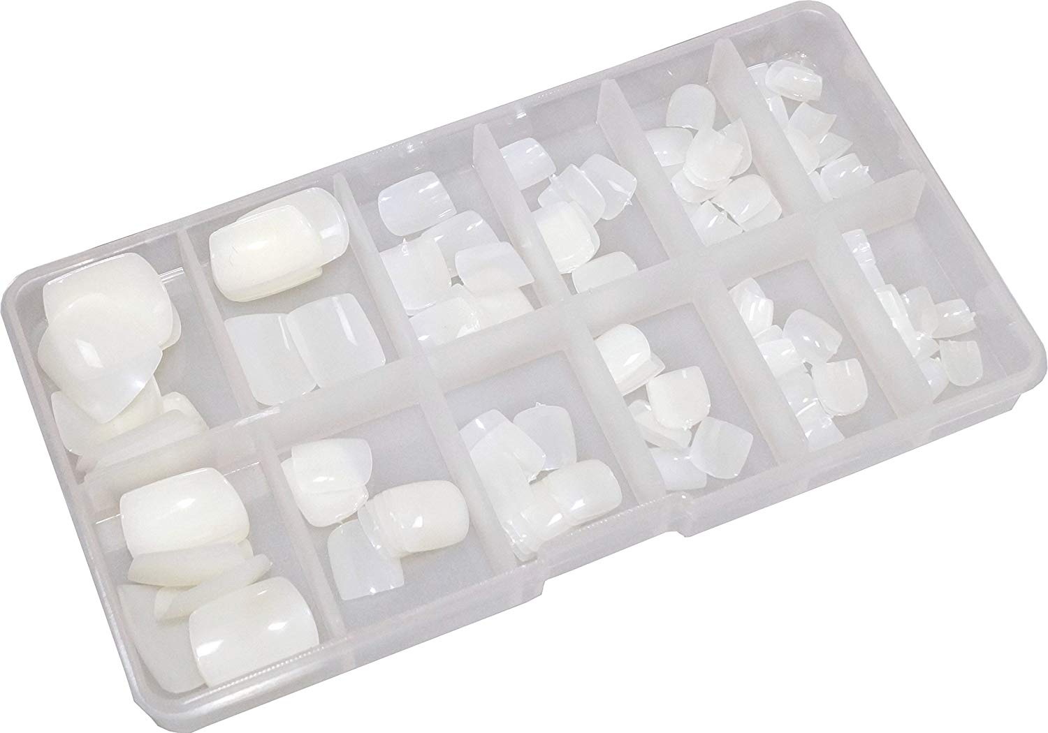 World of Nails-Design Toe Nails UV Gel Acrylic Toe Nail Art Tips Natural in Box Set of 120