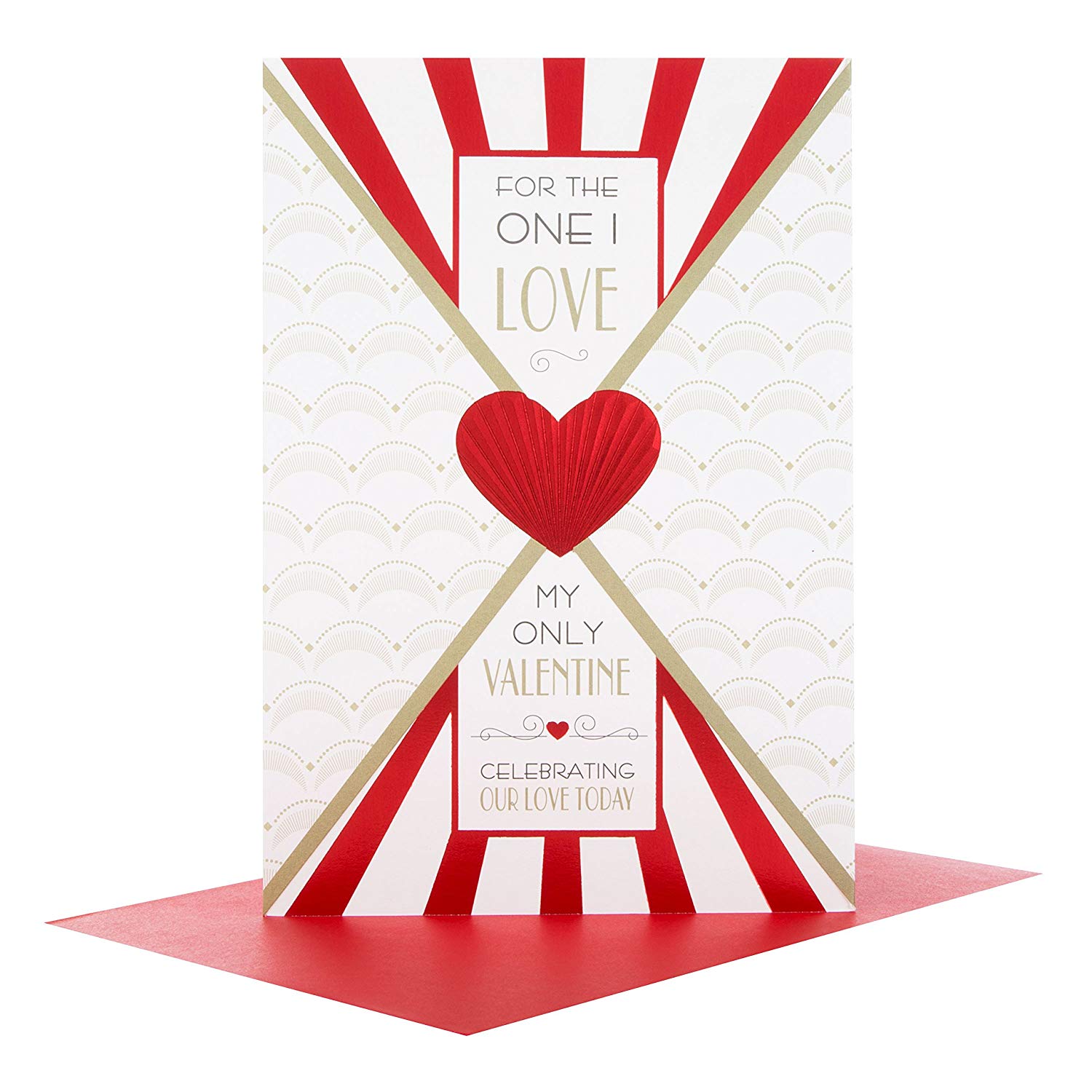 Hallmark 25485254 One I Love Valentine's Day Card "Celebrating Our Love" - Large - Image 3