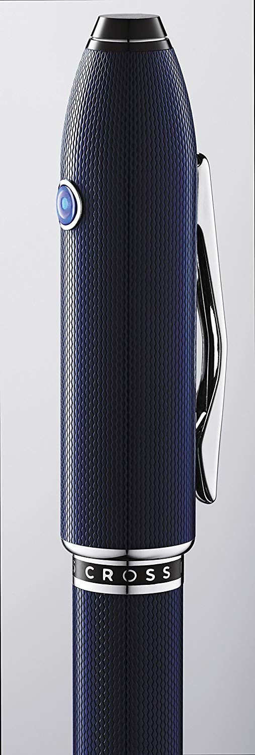 Cross Peerless TrackR Quartz Blue Ballpoint Pen (AT0702-12/TKR) - Image 4