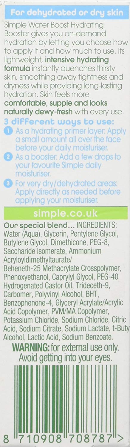 Simple Water Boost Hydrating Booster, 25 ml - Image 3