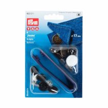 Prym Jeans-Buttons Antique Brass Flower 17 mm