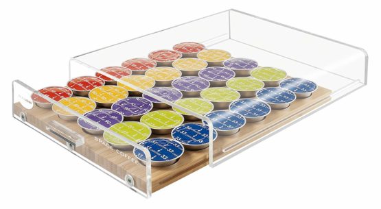 MACOM 835 Universal Coffee Capsule Holder, Wood, 65 W, Transparent, Marron - Image 4