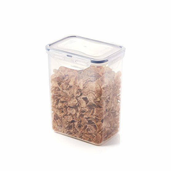 Lock & Lock HPL813 Rectangular Storage Container - Clear/Blue, 1.8 L