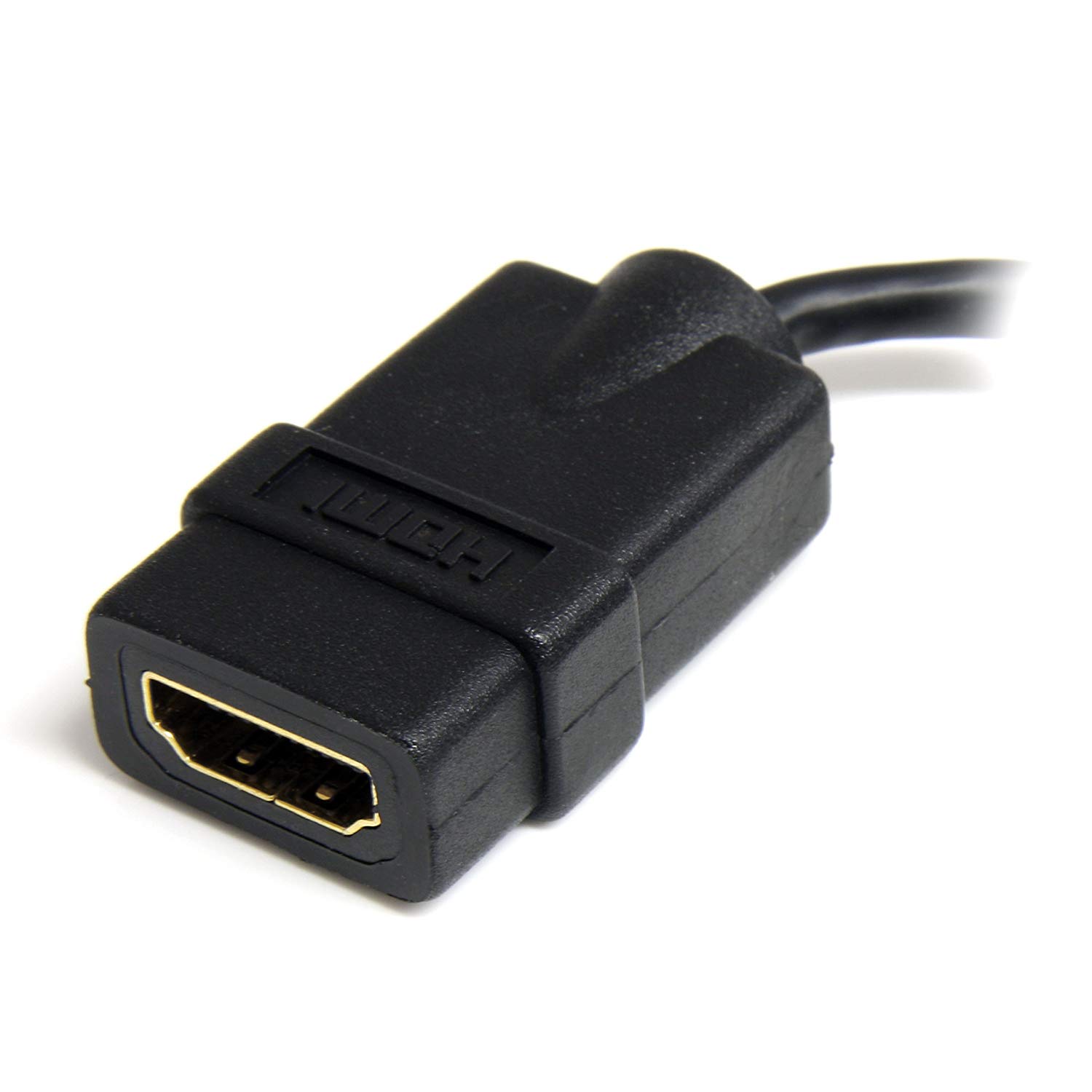StarTech.com 5in High Speed HDMI Adapter Cable - HDMI to HDMI Micro - F/M - 5 inch Micro HDMI Adapter - Image 2