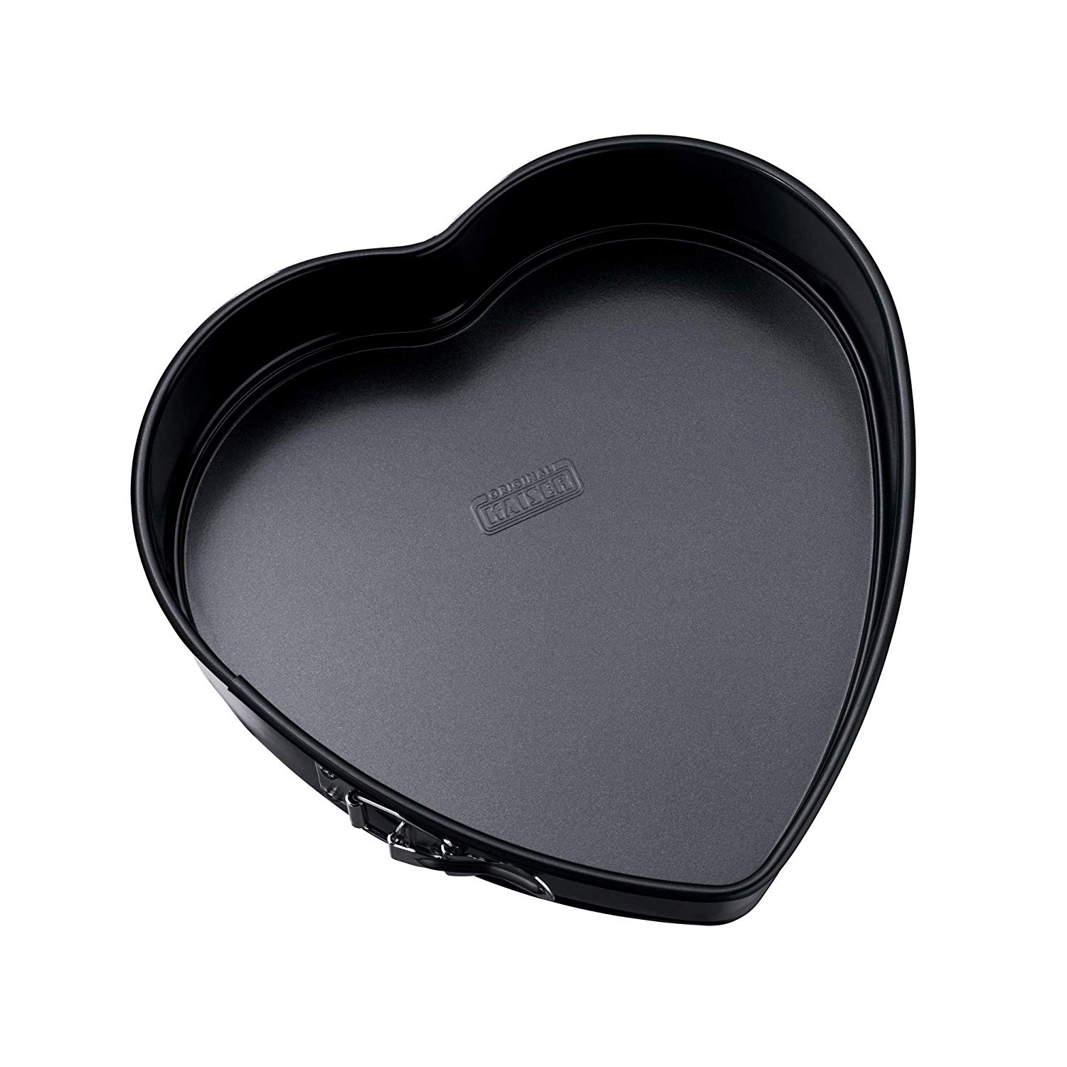 ORIGINAL KAISER KAISER Cake Springform Pan (Heart-Sized) 25 x 26 x 7 cm Classic Good Non, Black - Image 2
