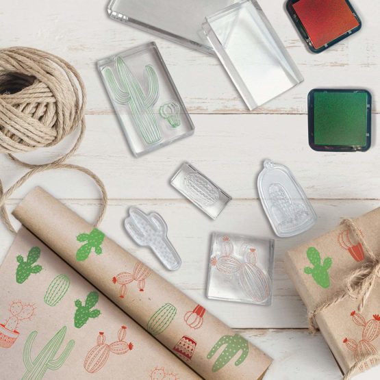 Aladine - Stampo Clear Florida - Creative Transparent Stamps - DIY and Scrapbooking - Precise Placement of Patterns - Sheet of 13 Silicone Stamps - Image 2
