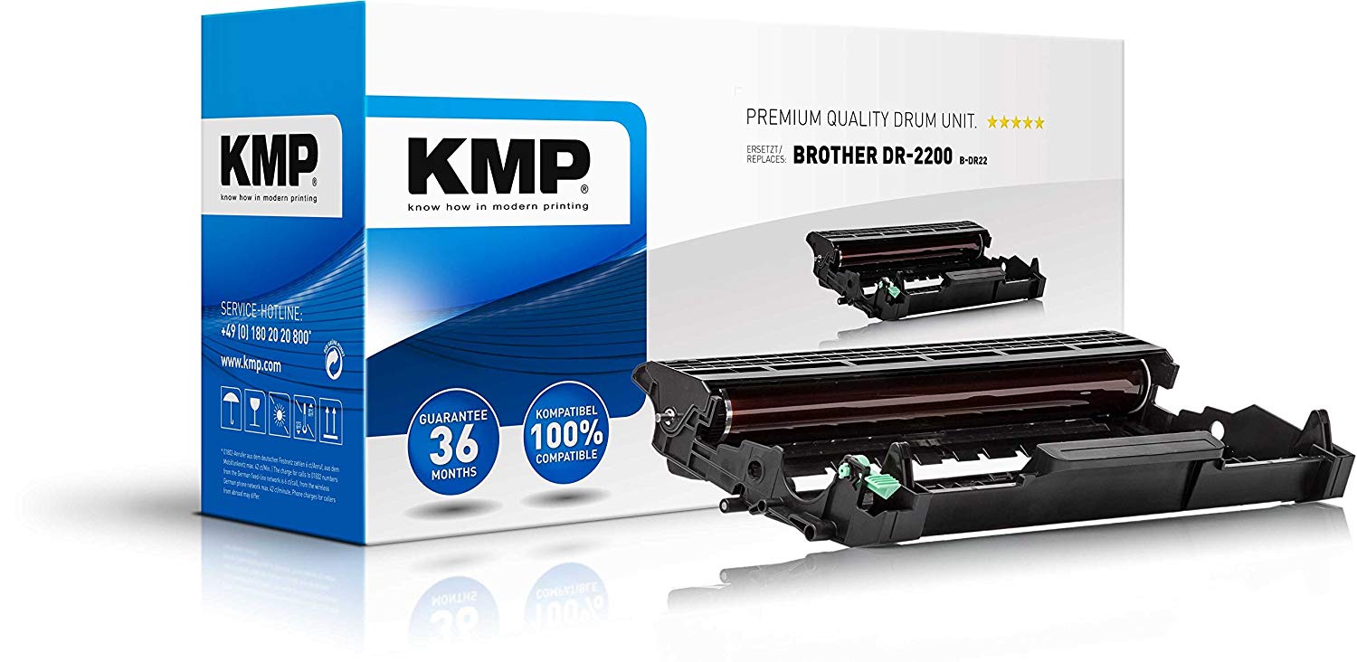 KMP B DR22 Drum Replaces Brother DR-2200 0, Black, 12000 Seiten