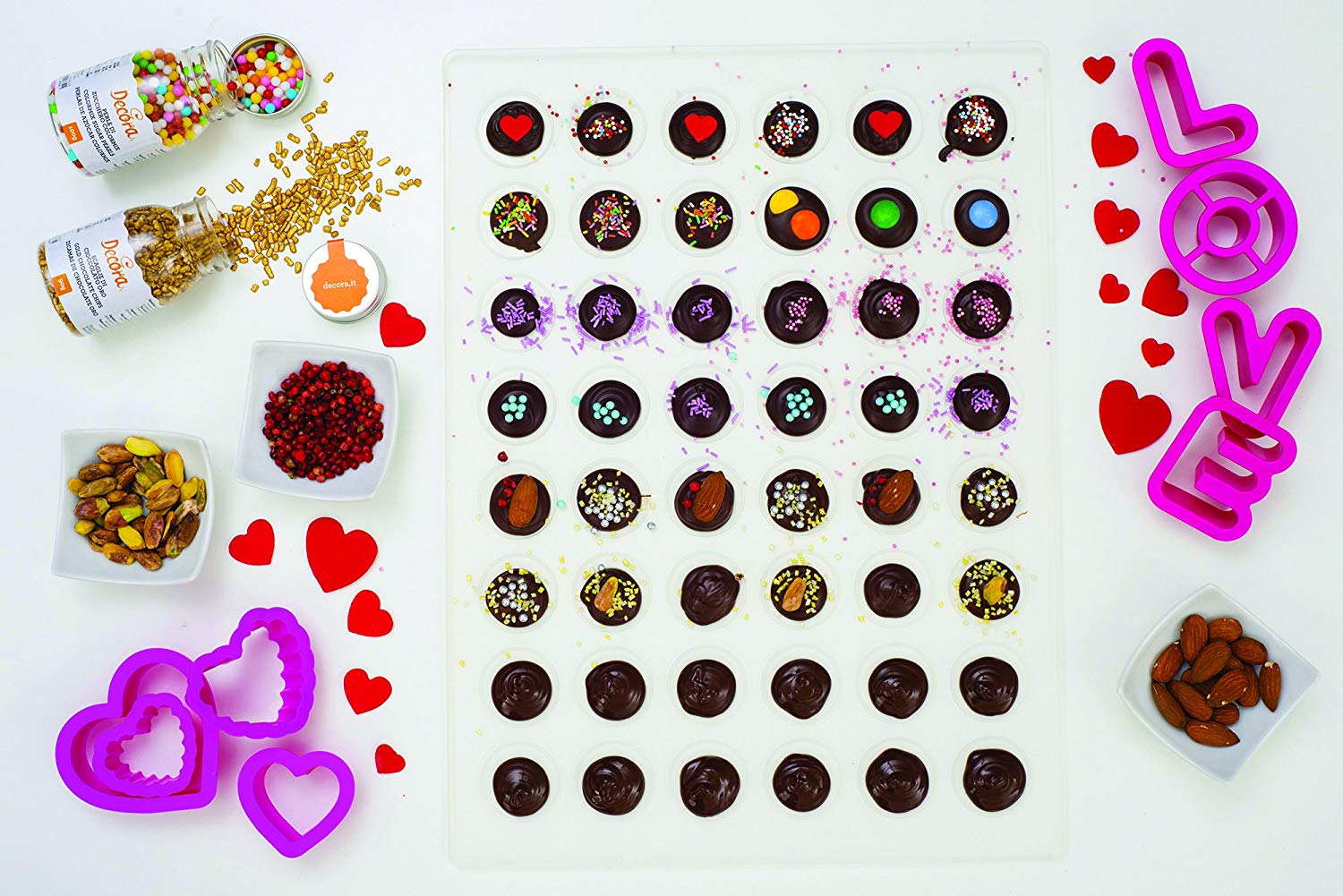 DECORA 0300509 Silicone Macaron Mat, Transparent, 20 x 5 x 20 cm - Image 2