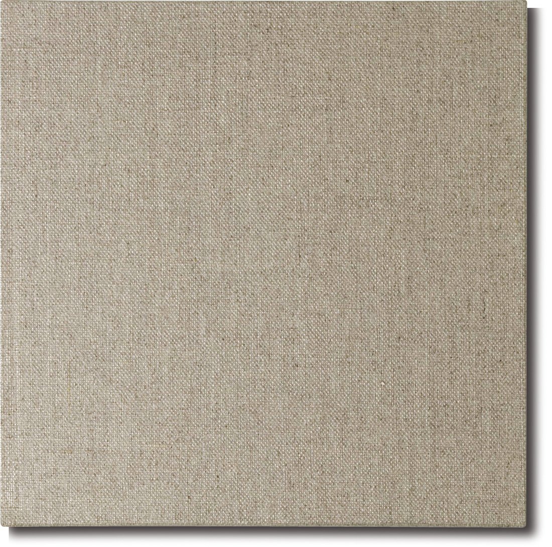 PEBEO 795501 Gedeo 30 x 30 cm 3D Linen Natural Stretchers Universal Coating Square Formats, Brown