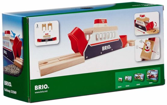 BRIO World Harbour Ferry Ship Battery Powered Train for Kids Age 3 Years Up - Compatible with all BRIO Railway Sets & Accessories - Image 2
