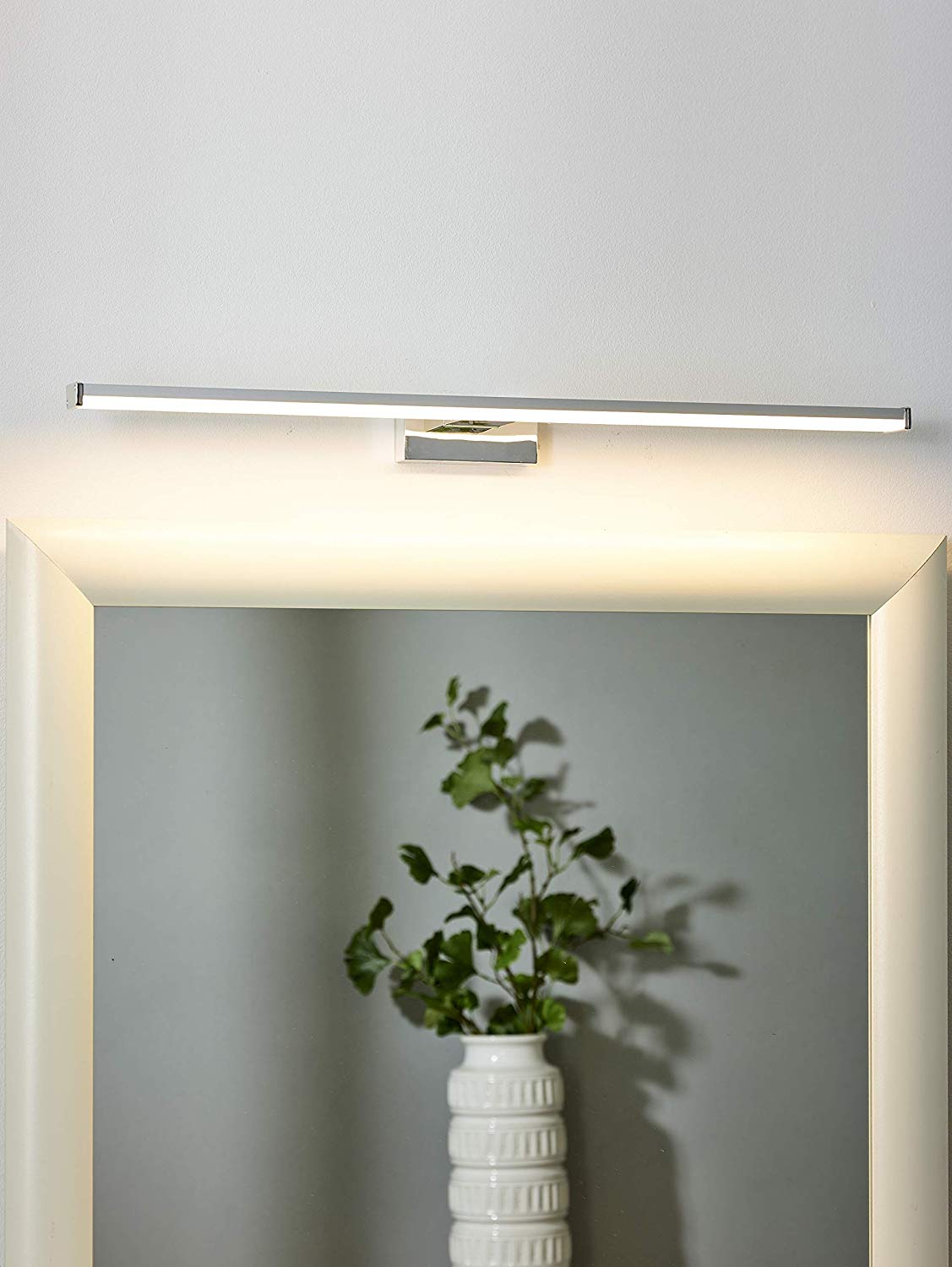 LUCIDE ONNO - Mirror Light Bathroom - LED - 1x11W 3000K - IP44 - Satin Chrome, 12.1 x 60 x 4.2 cm - Image 3