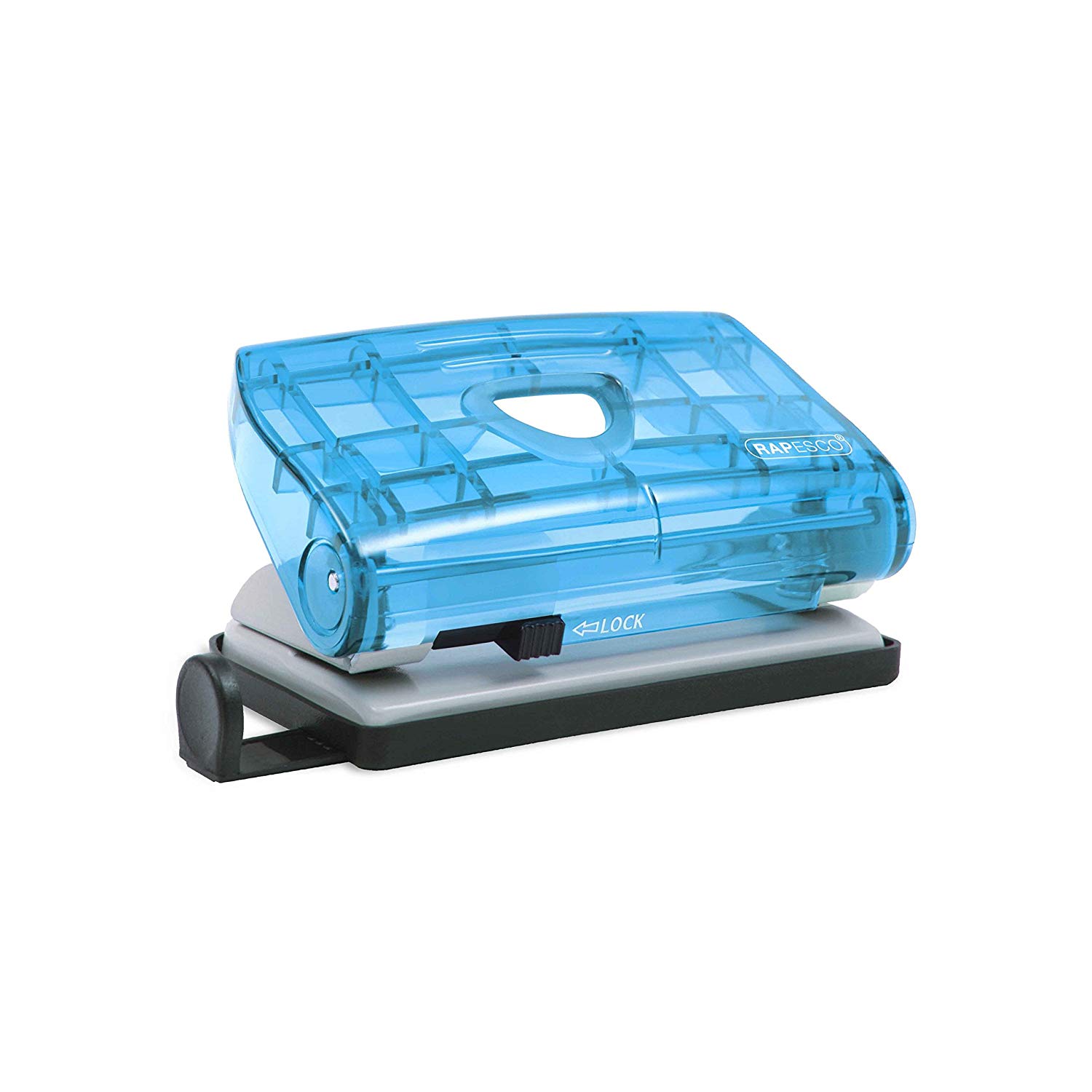 Rapesco BC810PST 810-P Hole Punch, 12 Sheet Capacity, Assorted Colours, Random Transparent Colour - Image 2