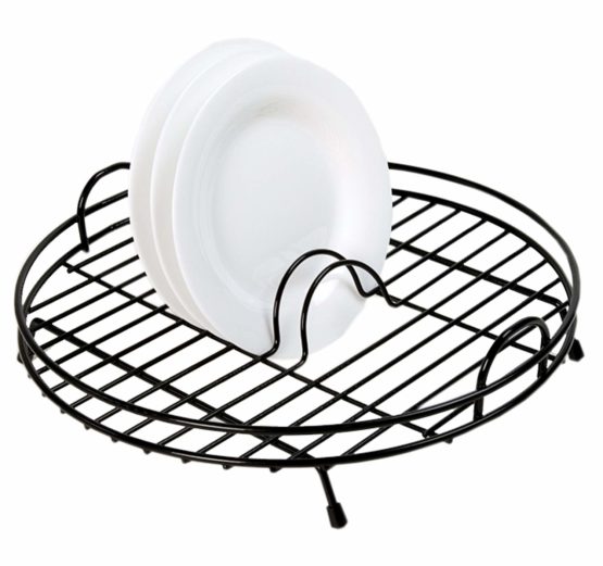 Delfinware 2001BK Black Circular Drainer
