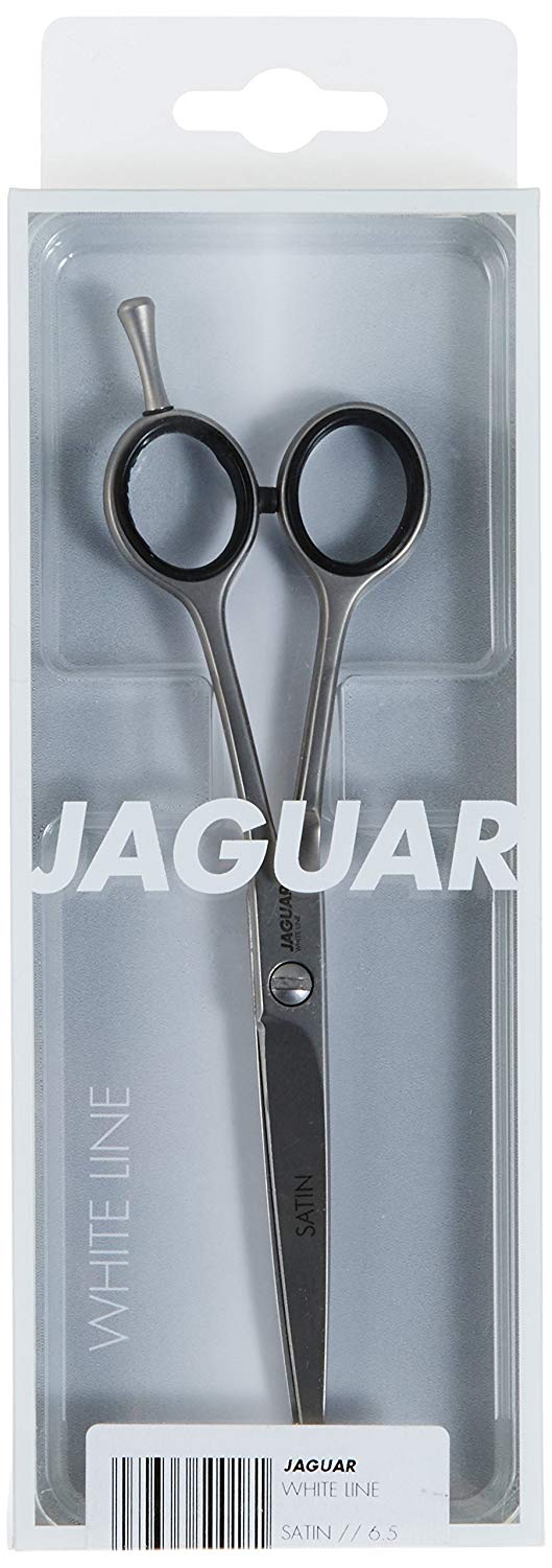 Jaguar White Line Satin Classic Hairdressing Scissors, 6.5-Inch Length, Silver, 0.031 kg 4030363100181, White,nickel,silver - Image 2