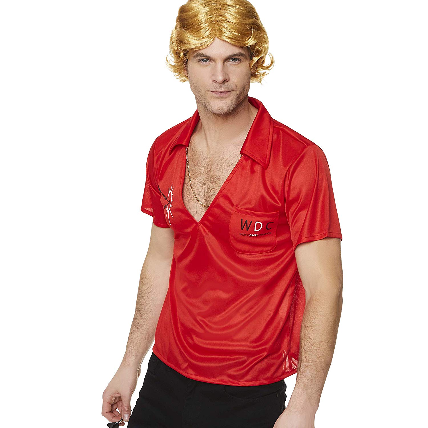 Karnival 82233 1980's Darts Champ Kit Costume, Men, Multi, Extra Large, XL - Image 4