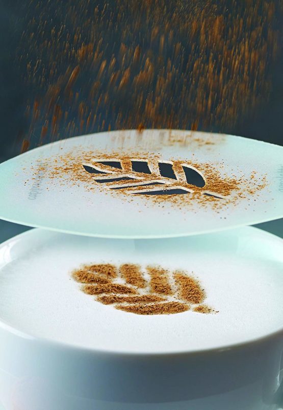 aerolatte CA2TIN Cappuccino Art Stencils, Set of 6 - Transparent - Image 3