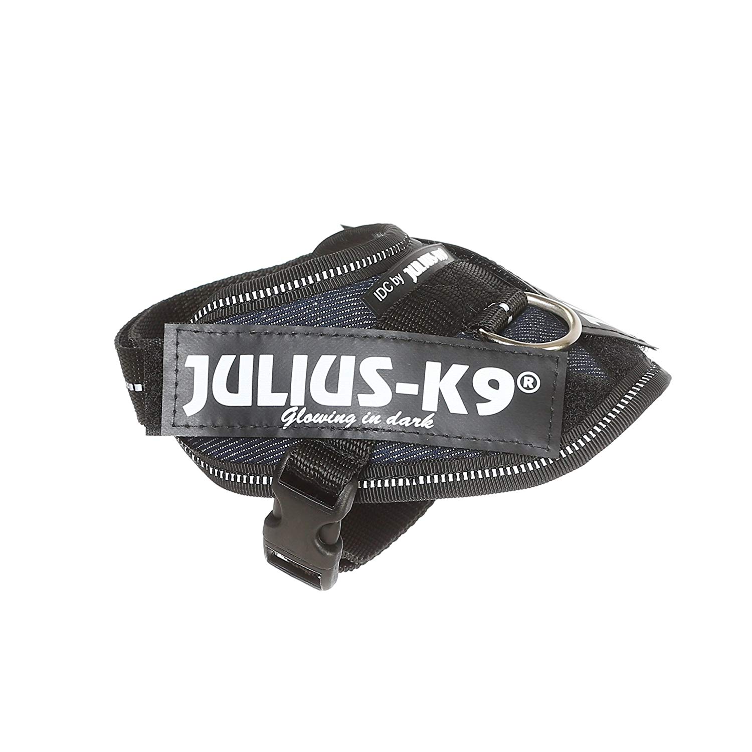 Julius-K9, 16IDC-FAR-B1, IDC Powerharness, dog harness, Size: Baby 1, Denim, 3XS/Baby 1 - Image 3