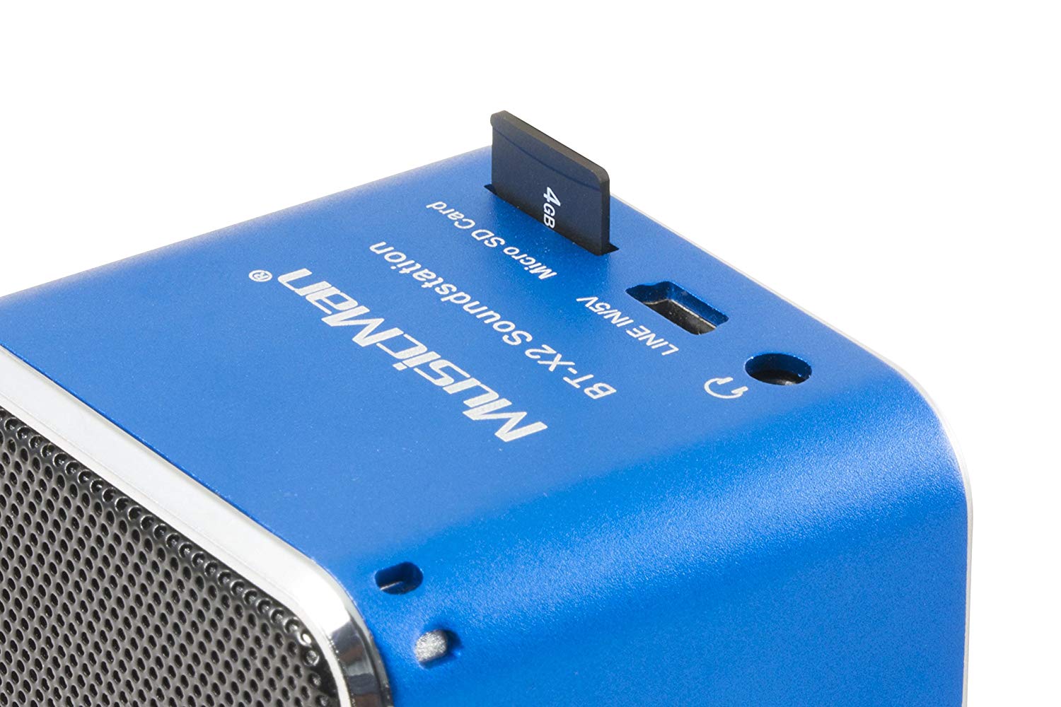 Music Man MusicMan TXX3808 Mini Wireless Soundstation BT-X2 (MP3 Player, Bluetooth) - Blue - Image 4