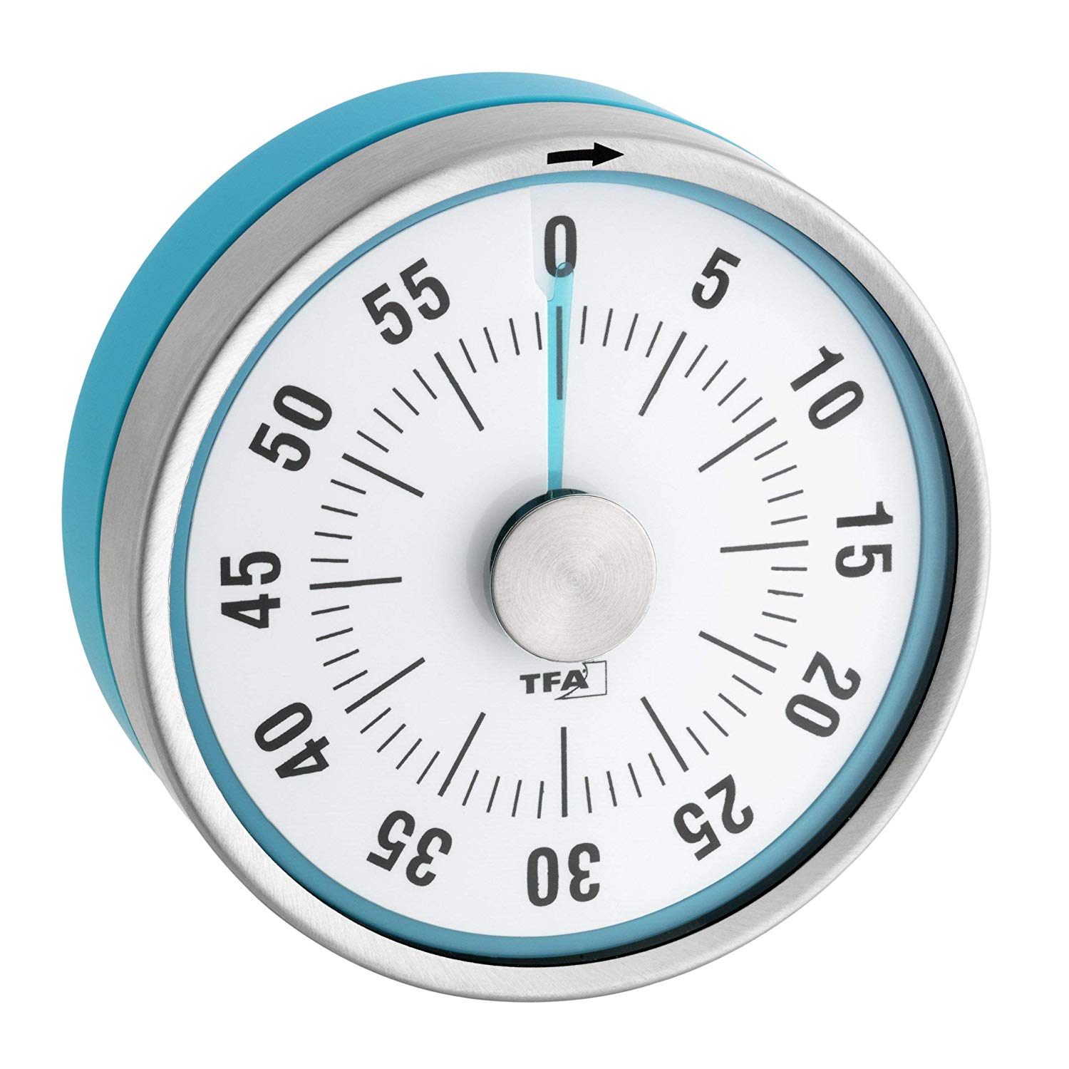 TFA Puck Kitchen Timer, Turquoise