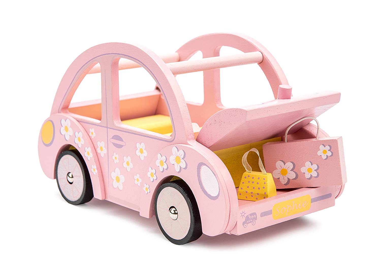 Le Toy Van - Wooden Daisylane Sophie's Car Accessories Play Set For Dolls Houses, Pink, 2 years - Image 2