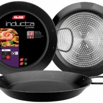 IBILI Inducta Paella Pan, Aluminium, Black, 42 x 42 x 5 cm