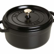 STAUB 40509-487-0 Cocotte Round 20cm Black
